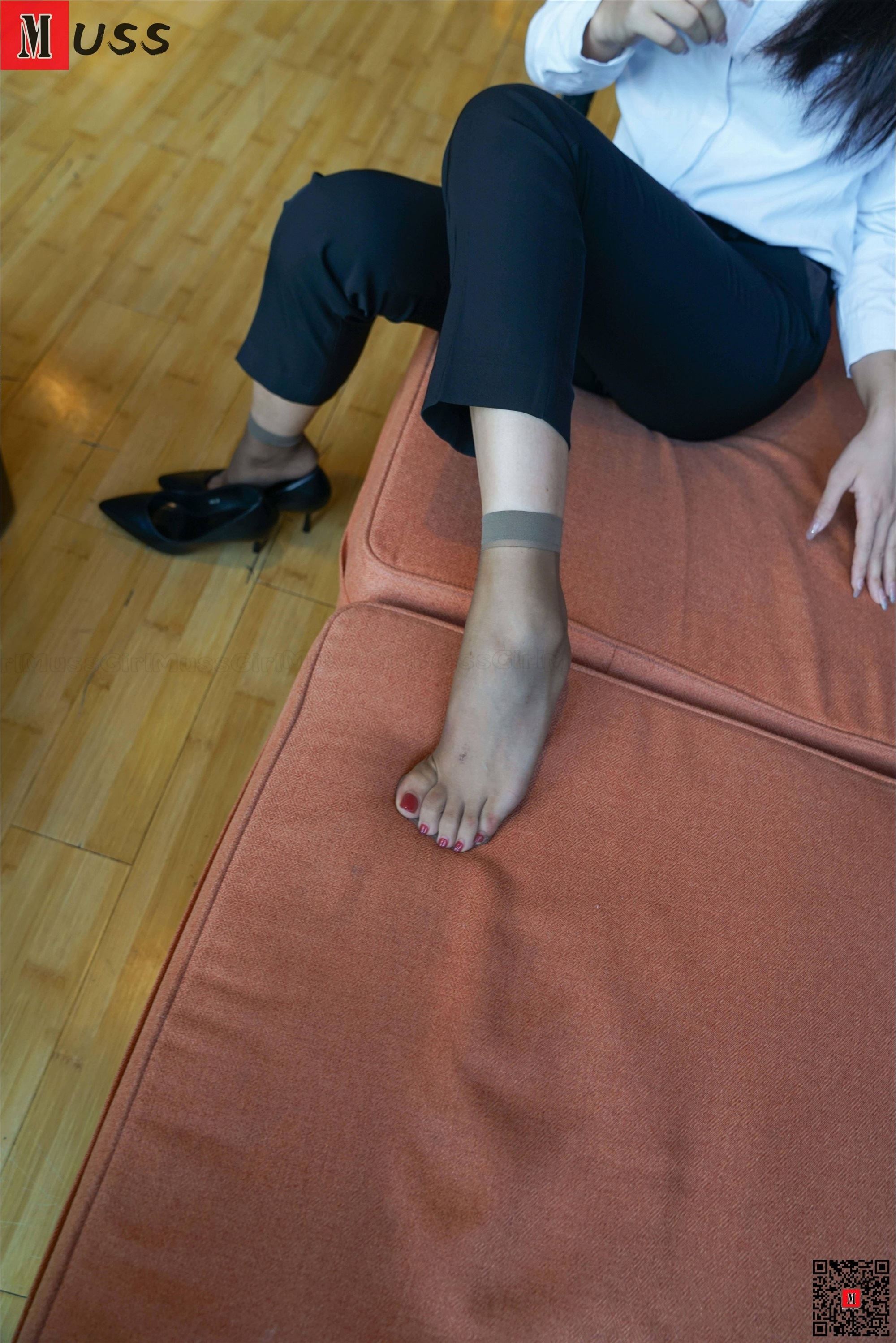 MussGirl慕丝女郎  NO.206 制服短丝高跟白领